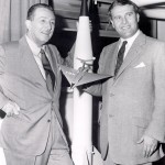 Walt Disney and Dr. Werner Von Braun, 1954